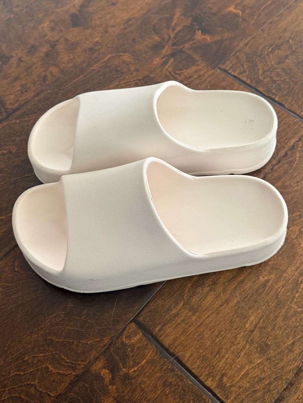 Kids Platform Sandals - Cream